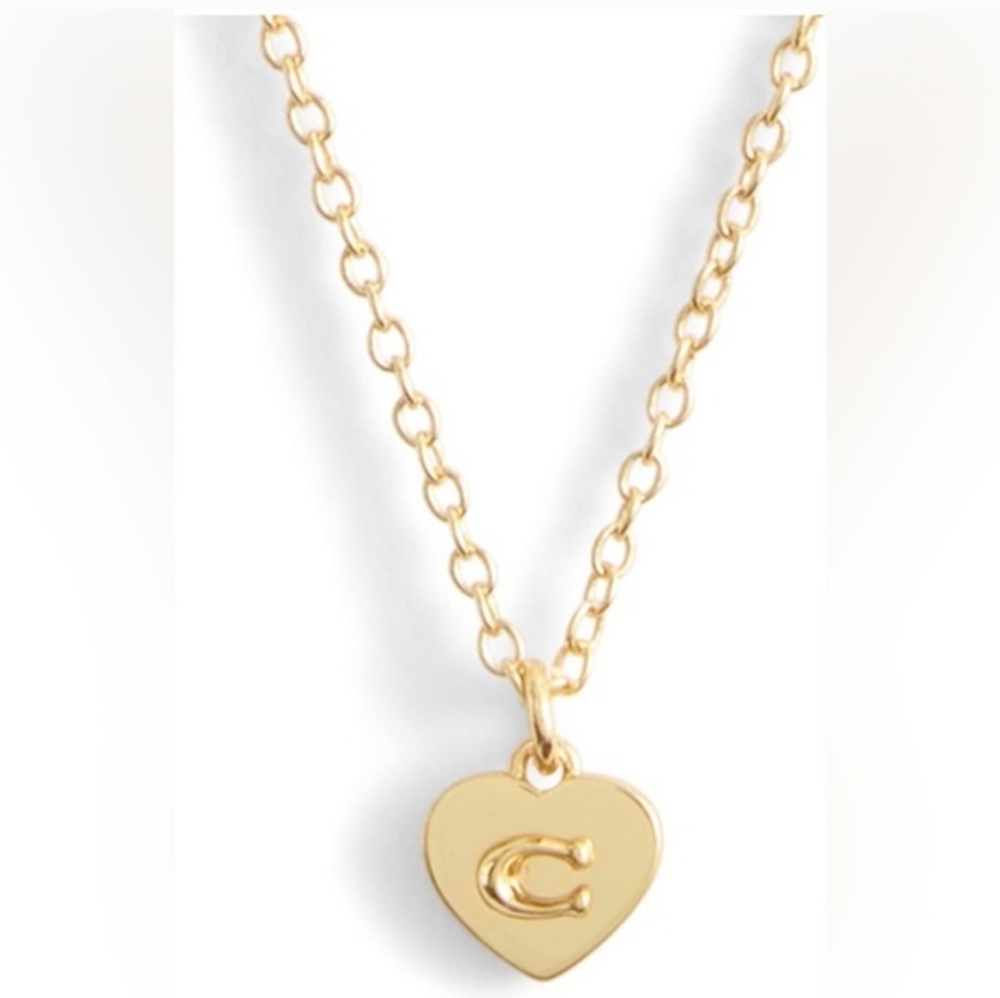 COACH | Signature Heart Dainty Necklace